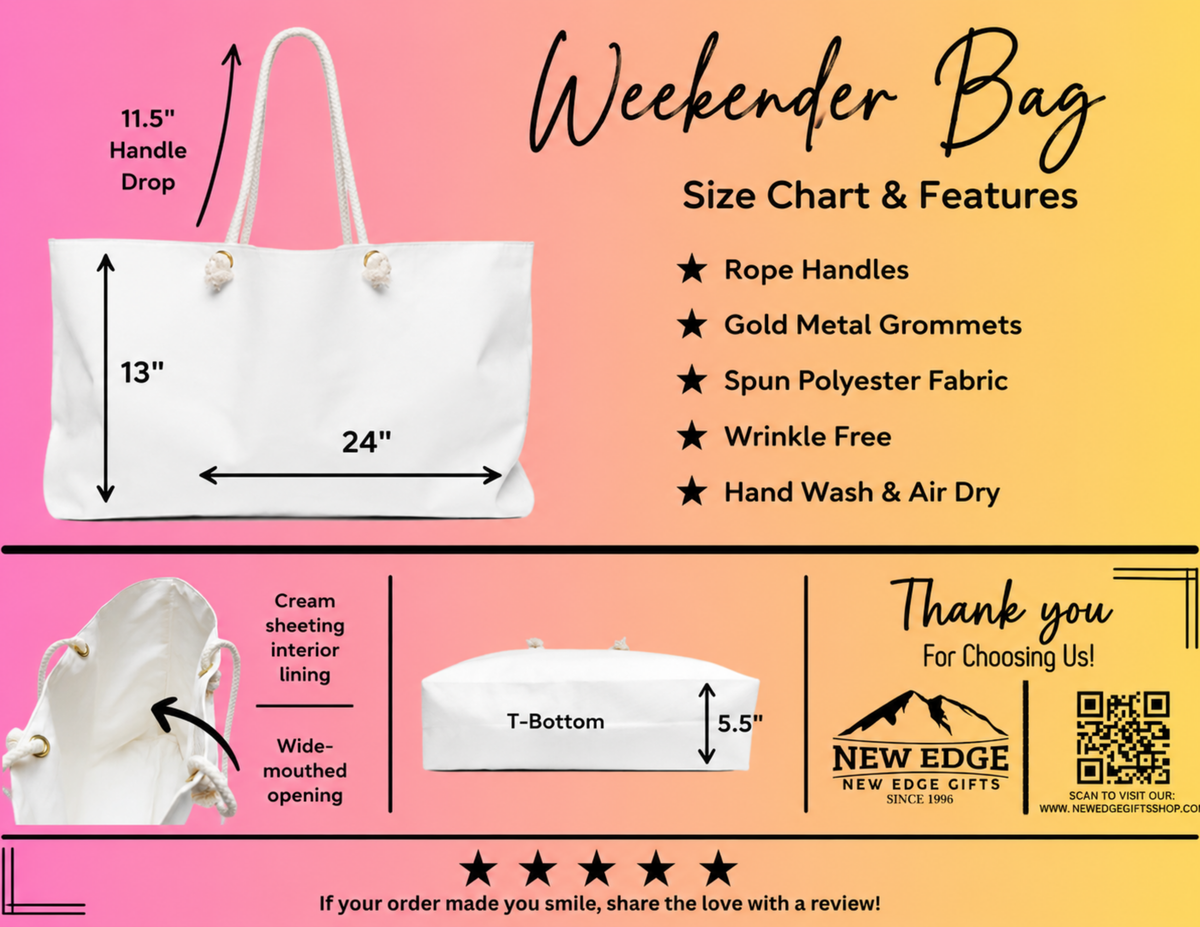 I Love Books and Women's Rights Weekender Bag Floral Book Lover Travel Tote Feminist Reader Gift