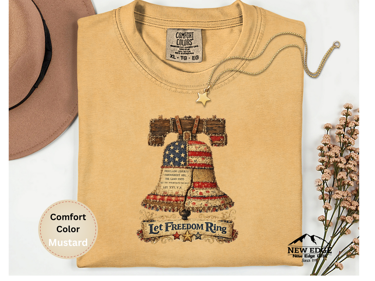 Liberty Bell Graphic T-Shirt — "Let Freedom Ring" Patriotic Tee