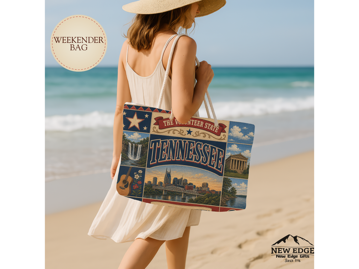 Tennessee Weekender Bag — Vintage Music & Heritage Travel Tote