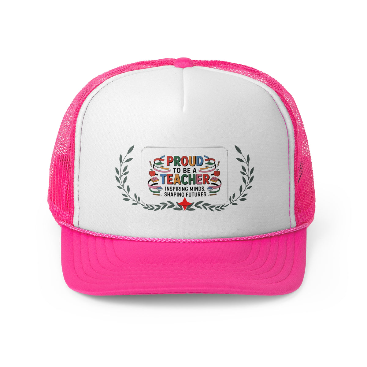Teacher Trucker Hat – Proud to Be a Teacher | Inspiring Minds, Shaping Futures | Educator Gift for Back to School or Teacher Appreciation