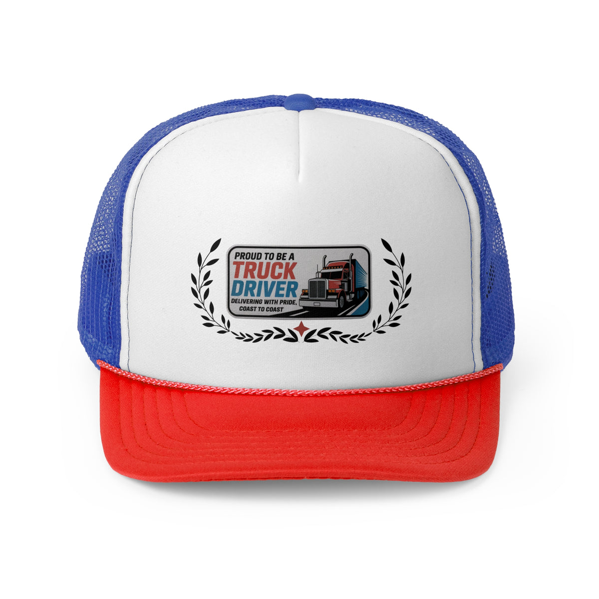 Truck Driver Trucker Hat – Proud to Be a Truck Driver | Delivering with Pride, Coast to Coast | CDL Driver Gift Cap