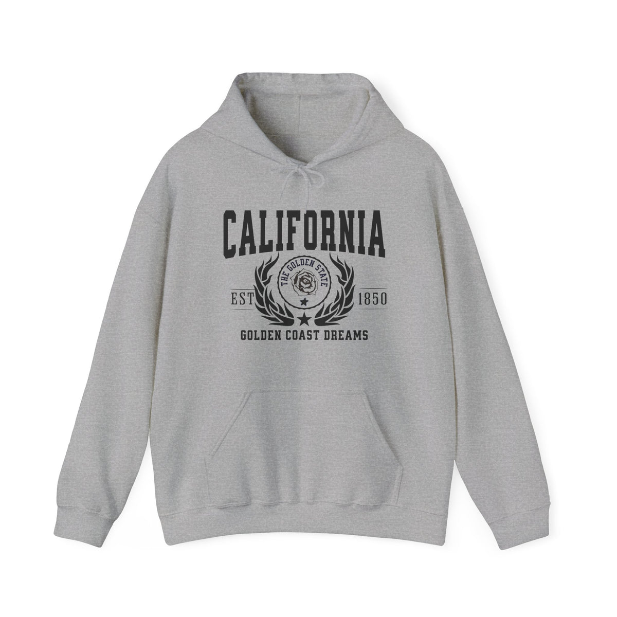 California State Legacy Hoodie – "Golden Coast Dreams" Unisex Sweatshirt