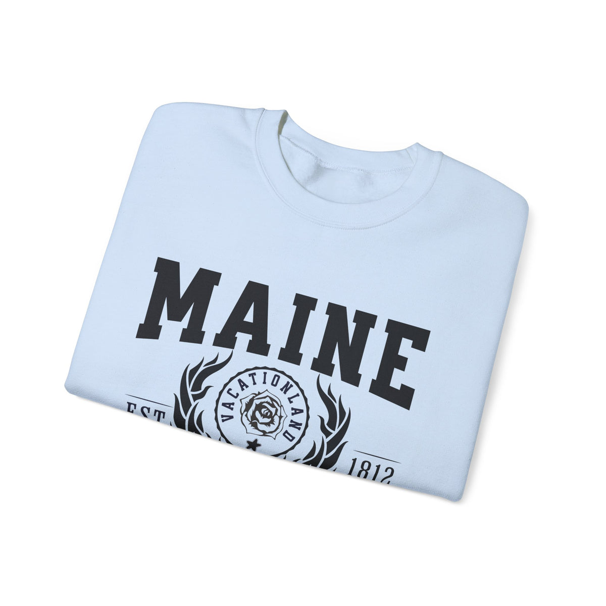 Maine State Legacy Sweatshirt – Lighthouses, Lobster, Legacy | Unisex Coastal New England Crewneck