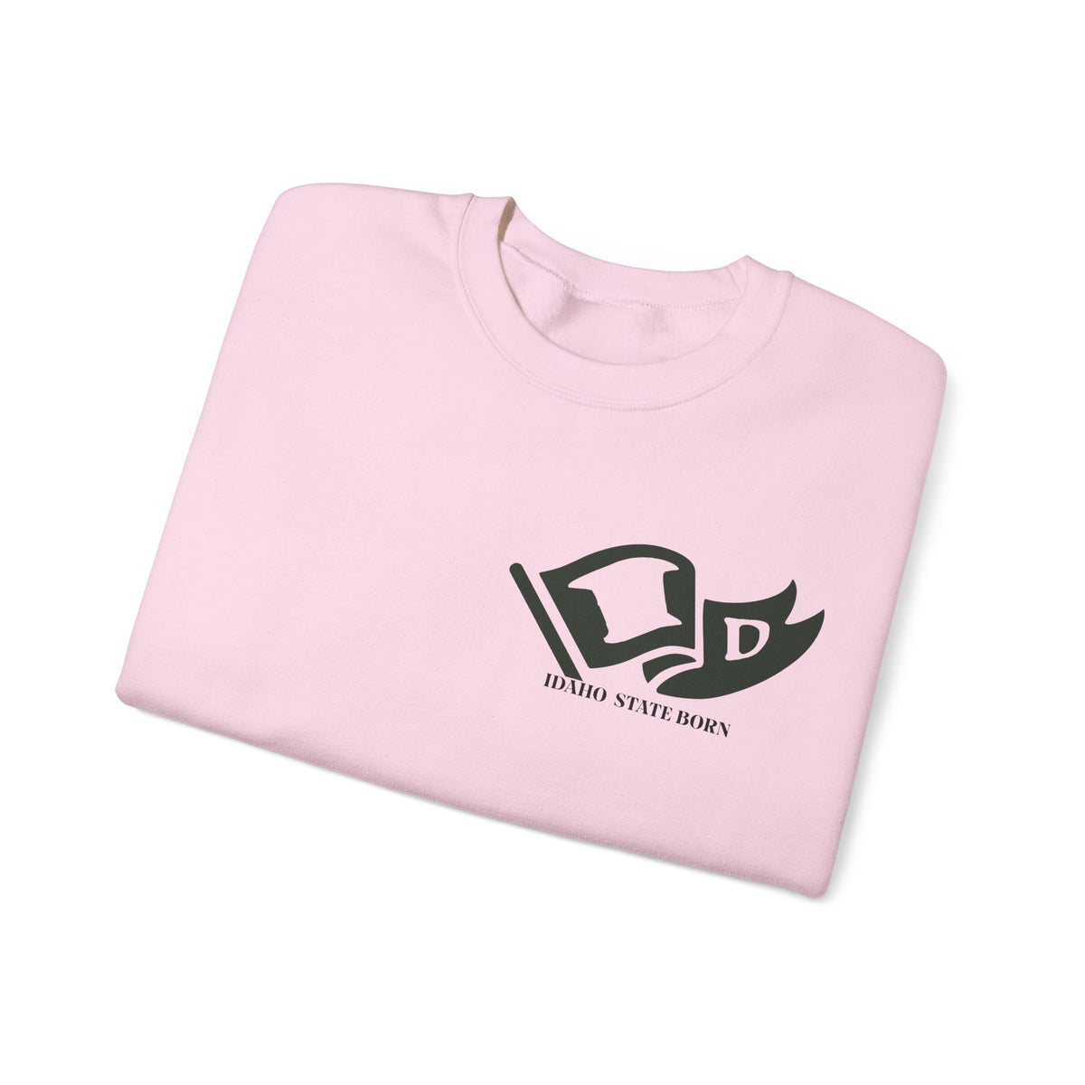 Idaho State Born and Raised Sweatshirt - Gem State Pride Design