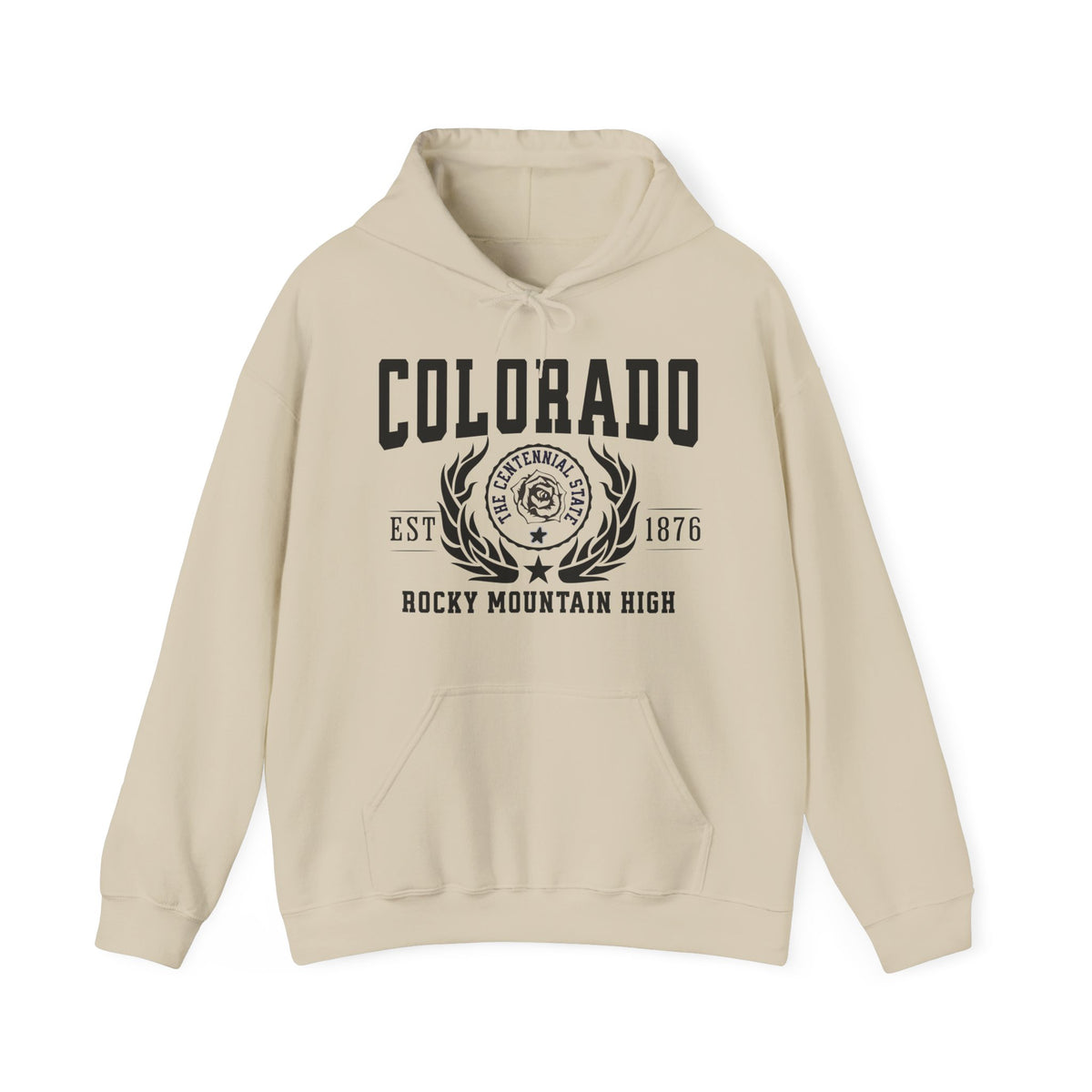 Colorado State Legacy Hoodie – "Rocky Mountain High" | Unisex Adventure Pullover | Cozy Mountain Vibes Sweatshirt