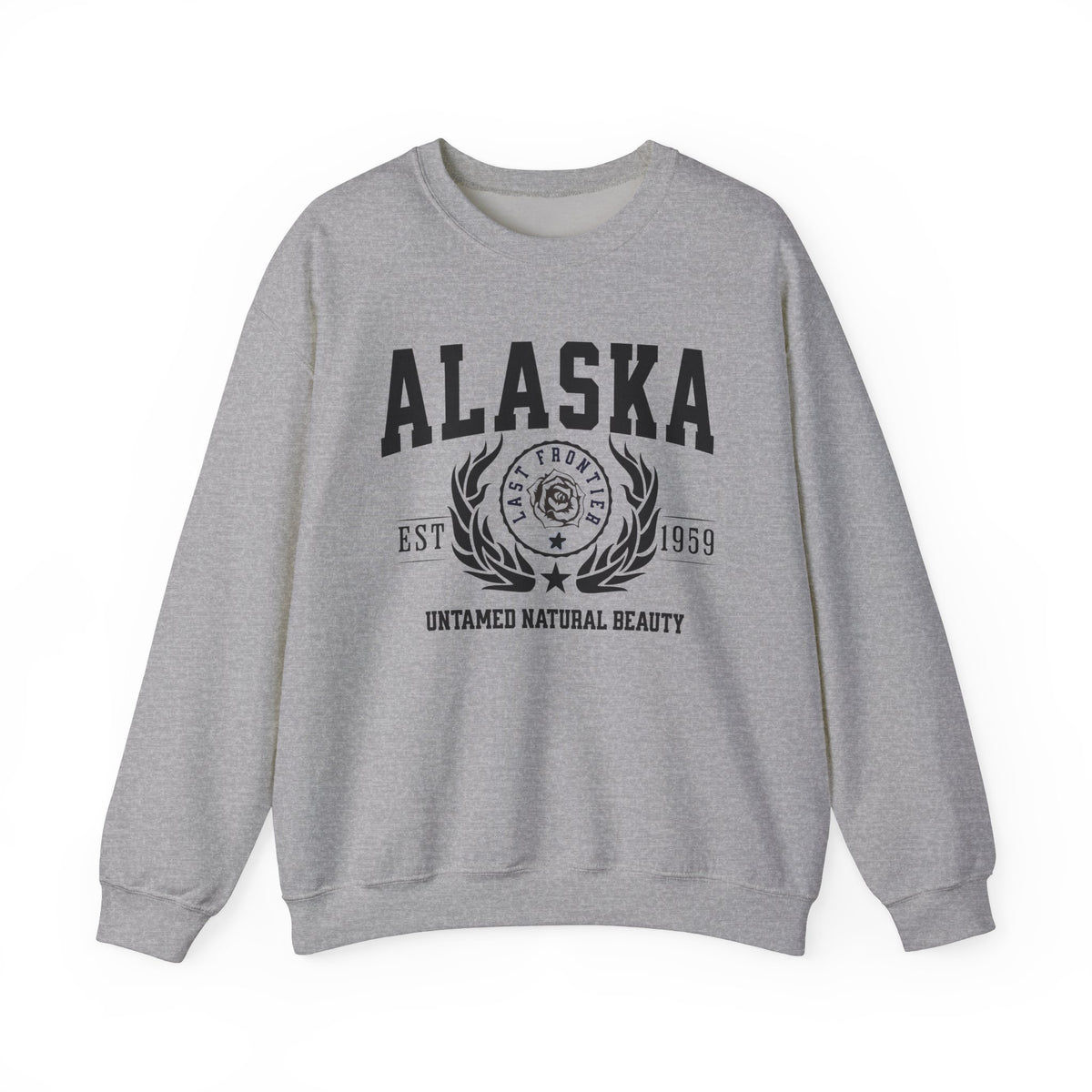 Alaska State Legacy Unisex Sweatshirt – Untamed Natural Beauty | Wild Frontier Crewneck