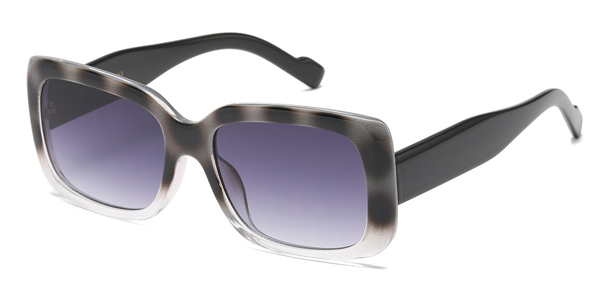 NEW EDGE 8GSL22606: SQUARE ELEGANCE WOMEN SUNGLASSES
