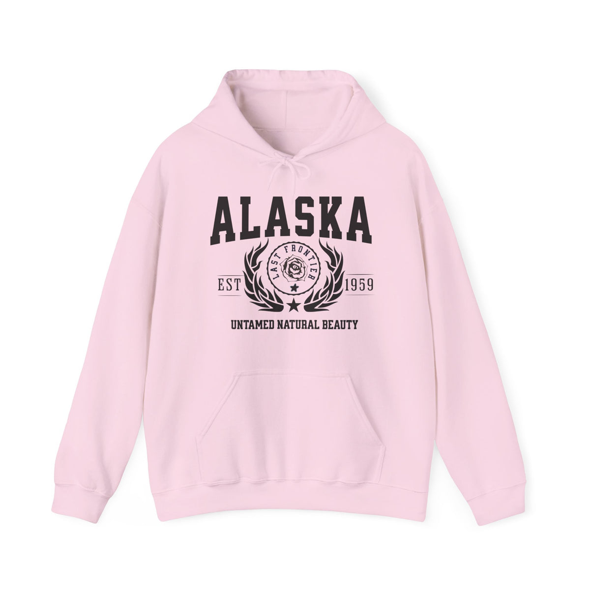 Alaska State Legacy Unisex Hoodie – "Untamed Natural Beauty" Cozy Adventure-Ready Pullover for Outdoor Lovers & Alaska Fans