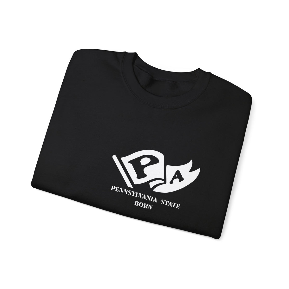 Pennsylvania Born & Raised Sweatshirt – Keystone State Pride, Front & Back Design