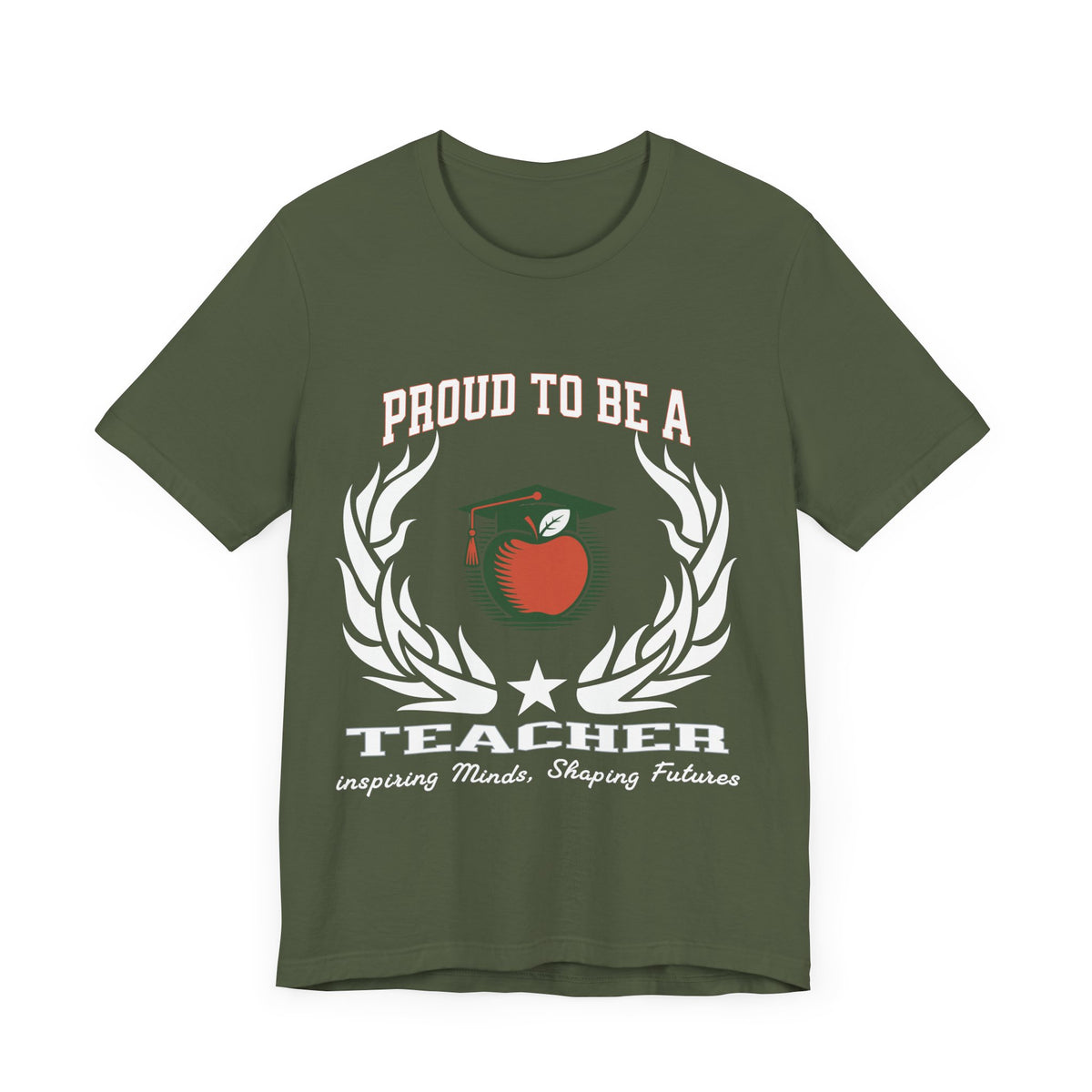Proud to Be a Teacher T-Shirt – Unisex Educator Tee – “Inspiring Minds, Shaping Futures” Gift Shirt for Teachers and Mentors