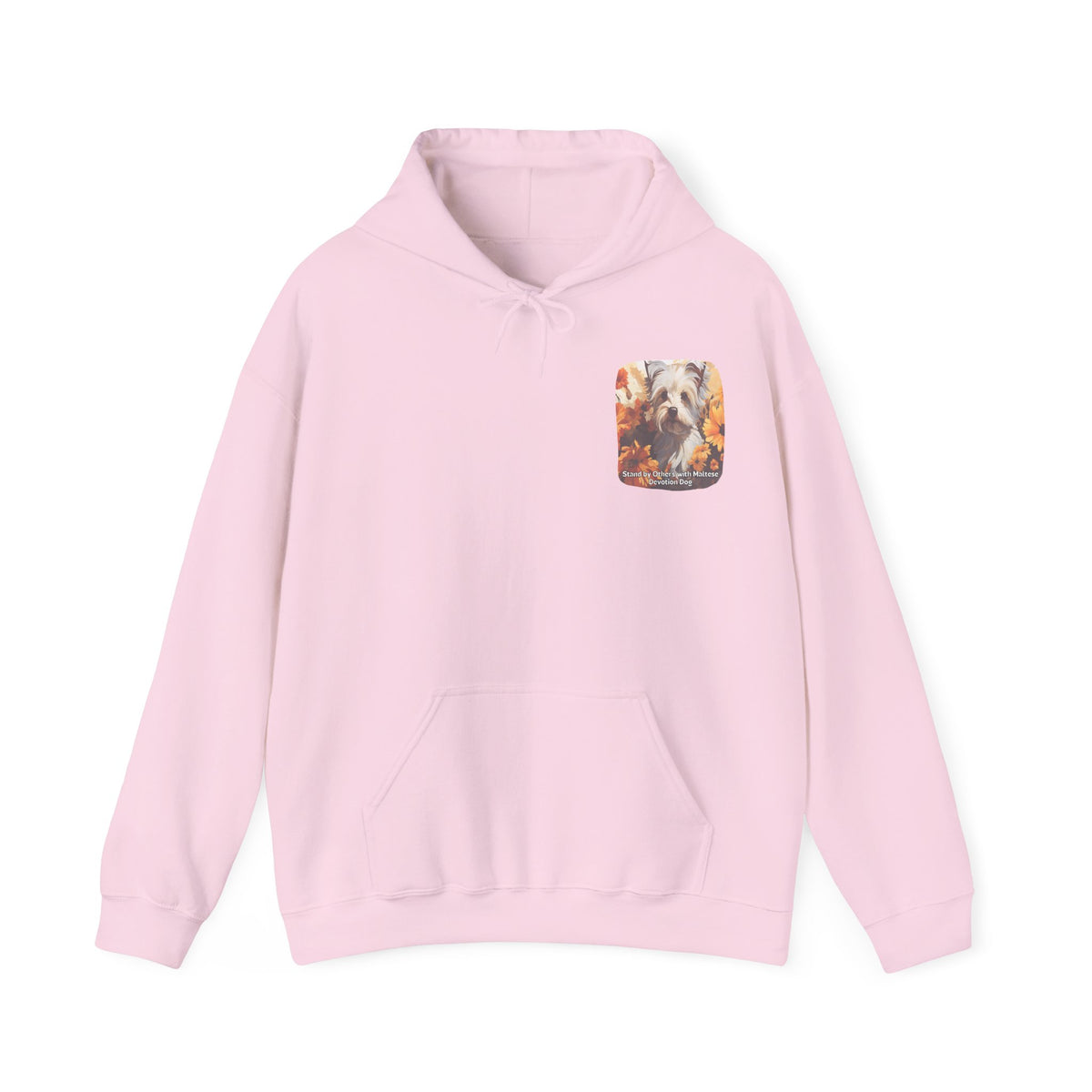Stand by Others – Sunflower Maltese Devotion Dog Unisex Hoodie