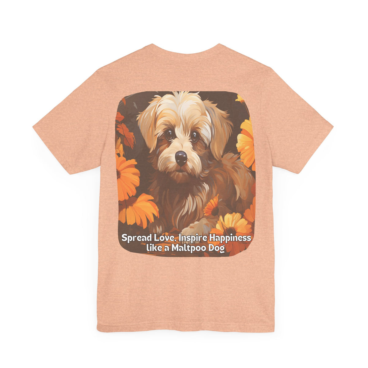 Sunflower Maltipoo Dog T-Shirt – Spread Love & Inspire Happiness | Unisex Tee