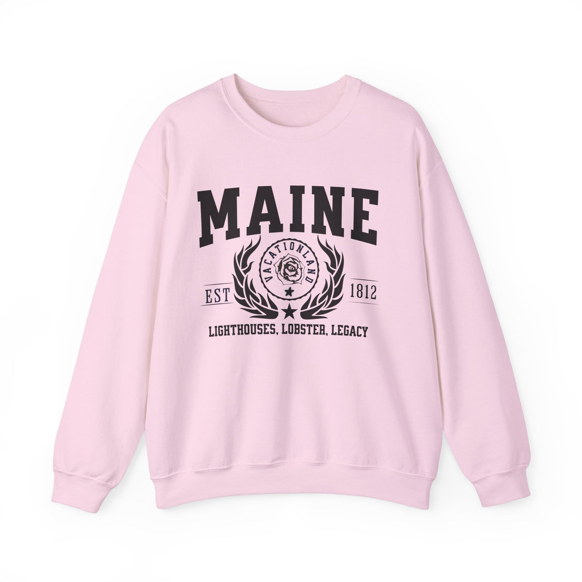 Maine State Legacy Sweatshirt – Lighthouses, Lobster, Legacy | Unisex Coastal New England Crewneck