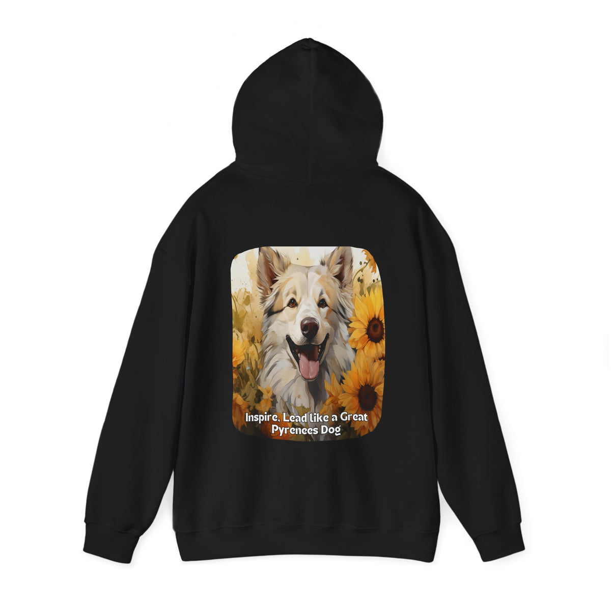 Akita Guardian Sunflower Hoodie – 'Protect, Inspire Security' – Unisex Loyalty-Inspired Pullover