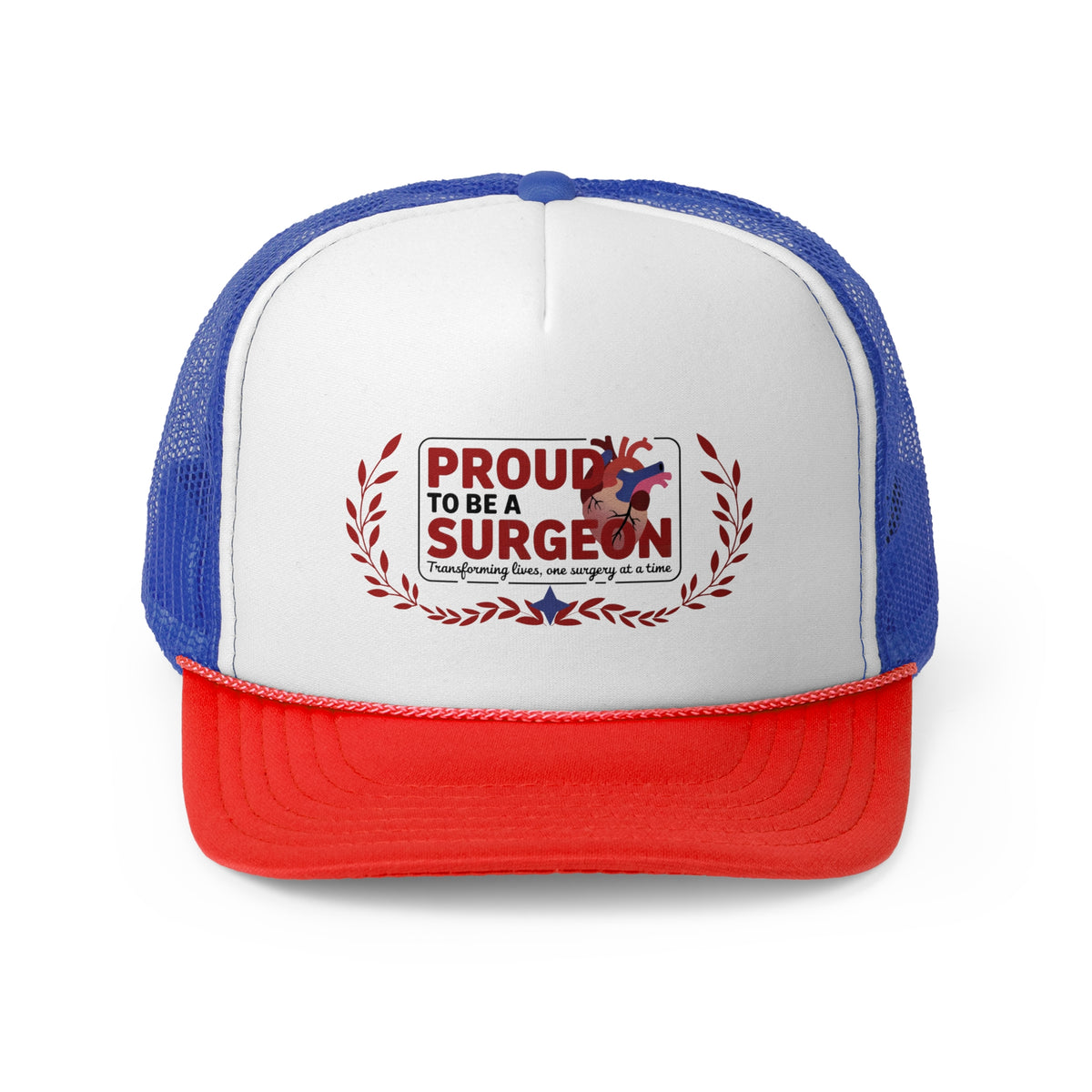 Surgeon Trucker Hat – Proud to Be a Surgeon | Transforming Lives, One Surgery at a Time | Medical Professional Gift Cap