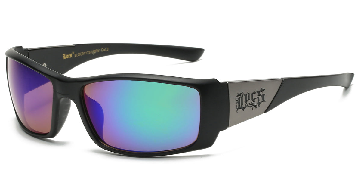 TOUGH MEETS TRENDY: THE ULTIMATE LOCS 8LOC91173-MBRV SUNGLASSES
