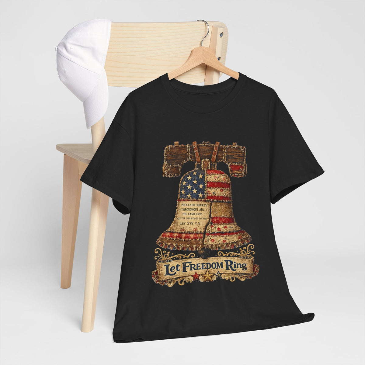 Liberty Bell T-Shirt – Vintage "Let Freedom Ring" Patriotic Tee