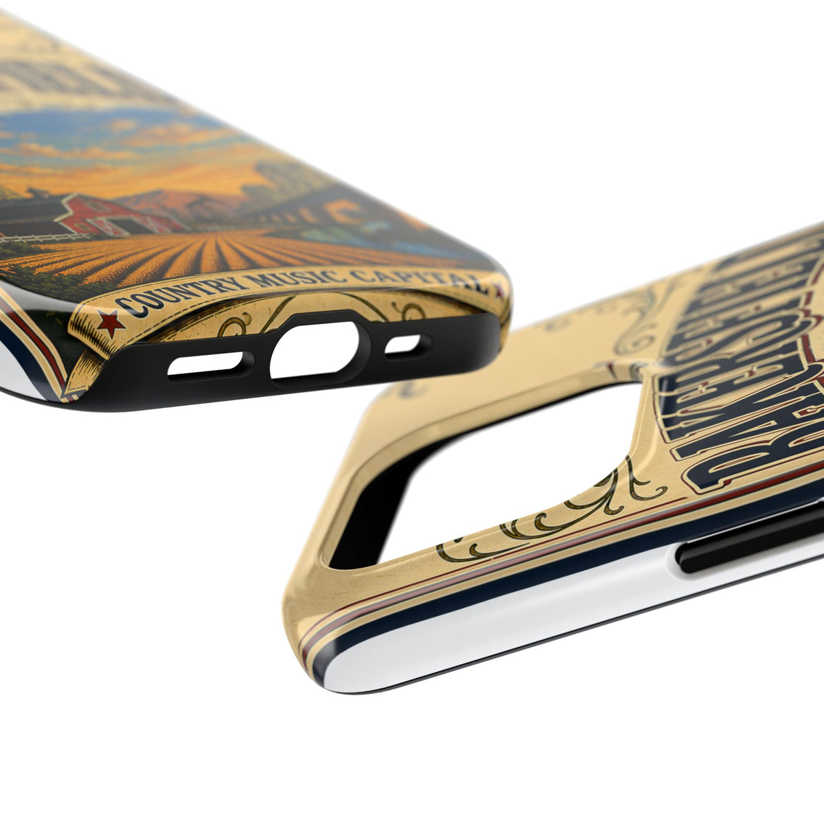 Bakersfield California Vintage Travel Phone Case Country Music Capital Retro Oil Fields Farmland Cover