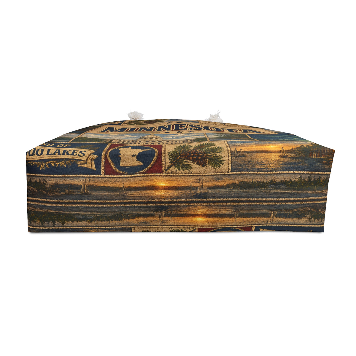 Minnesota Vintage Collage Weekender Bag