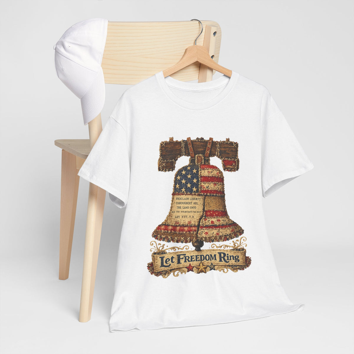 Liberty Bell T-Shirt – Vintage "Let Freedom Ring" Patriotic Tee