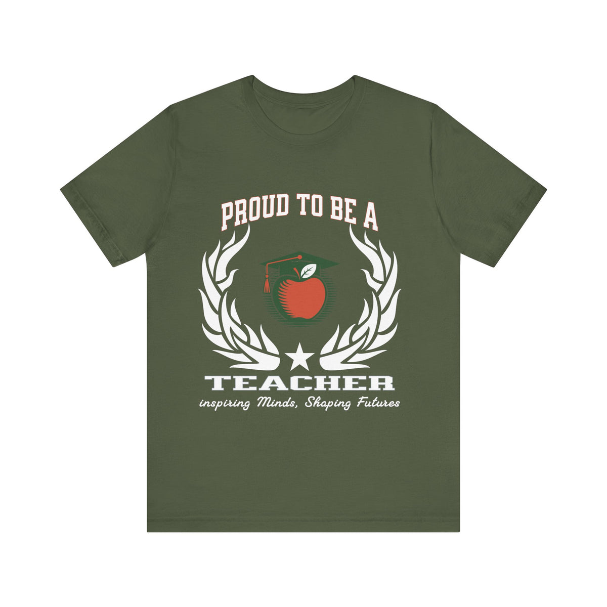 Proud to Be a Teacher T-Shirt – Unisex Educator Tee – “Inspiring Minds, Shaping Futures” Gift Shirt for Teachers and Mentors