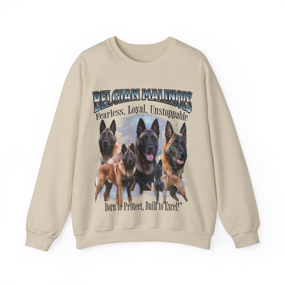 Bernese Mountain Dog Bootleg Collage Sweatshirt – Born for the Mountains, Made for Your Heart | Unisex Dog Lover Pullover
