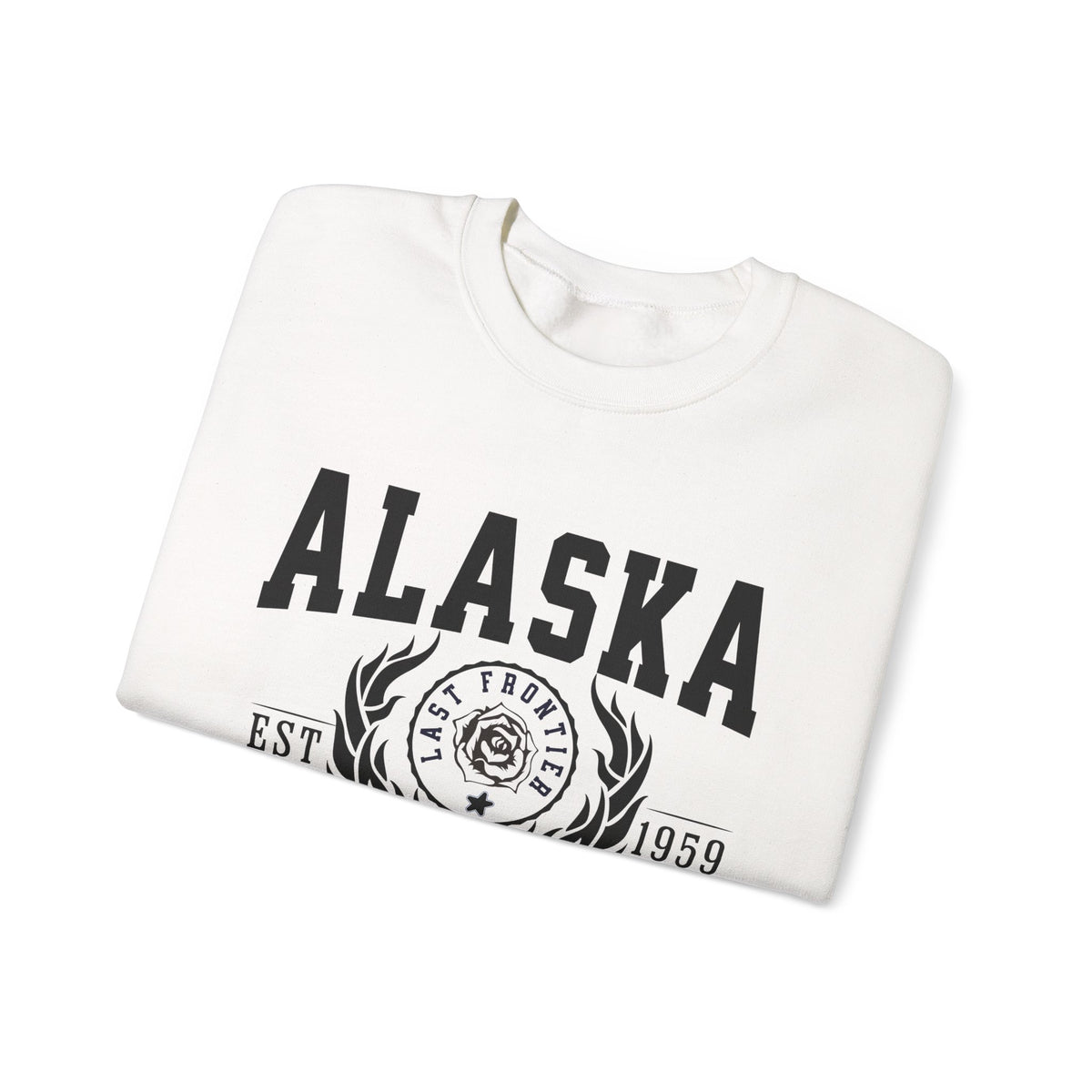 Alaska State Legacy Unisex Sweatshirt – Untamed Natural Beauty | Wild Frontier Crewneck