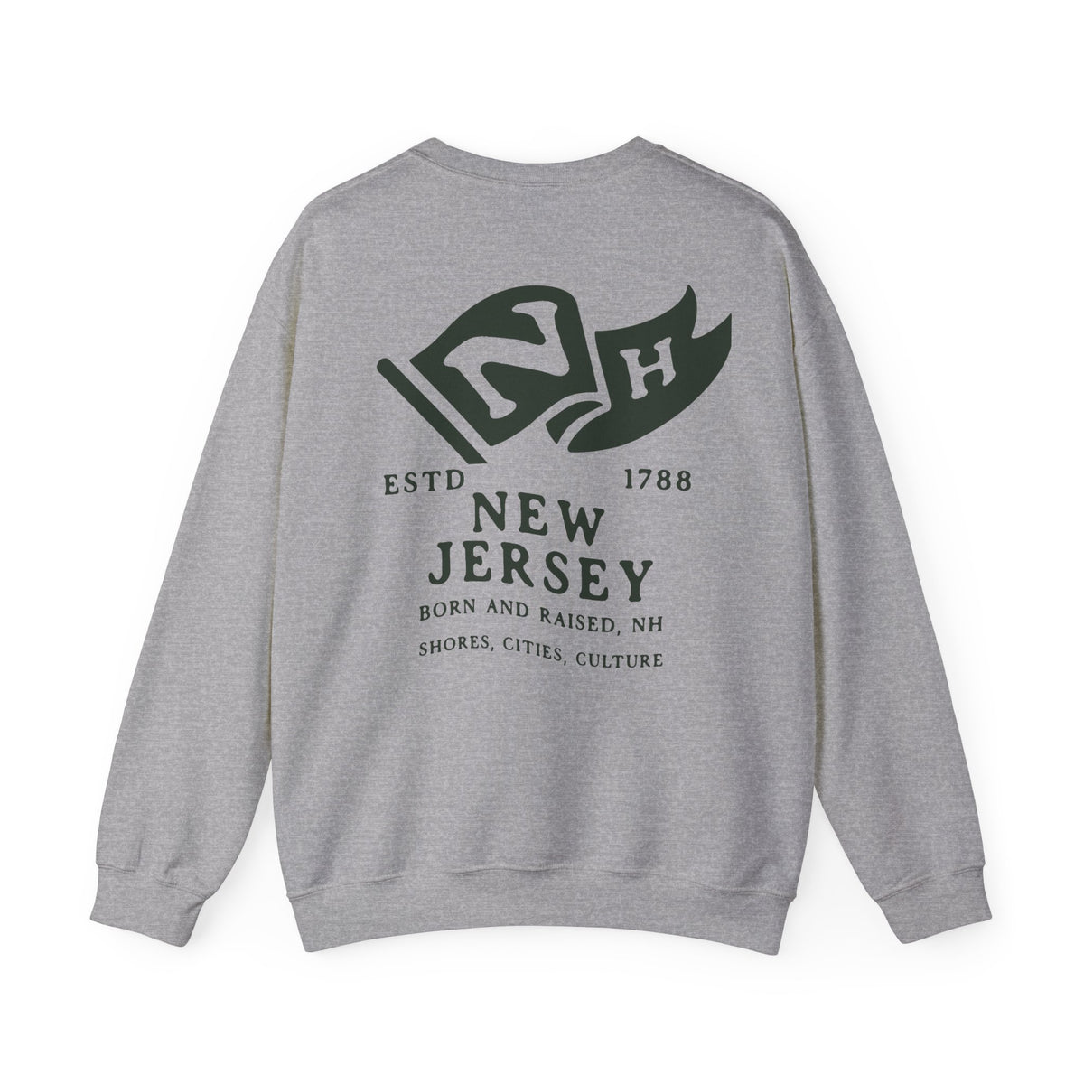 New Mexico State Born and Raised Sweatshirt - Land of Enchantment Pride Design