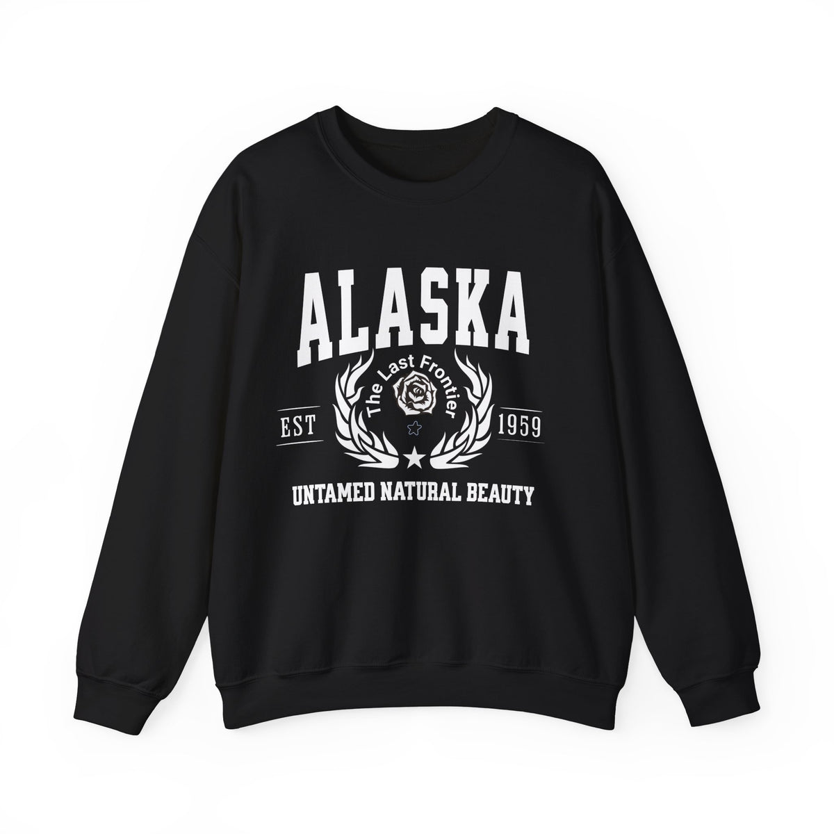 Alaska State Legacy Unisex Sweatshirt – Untamed Natural Beauty | Wild Frontier Crewneck