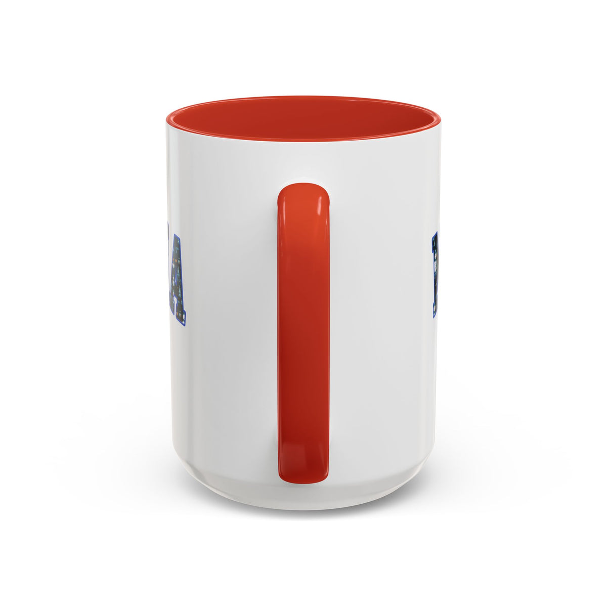 Christmas Snowman MAMA Letters Coffee Mug – 11oz & 15oz Accent Mug – Cute Holiday Gift for Moms