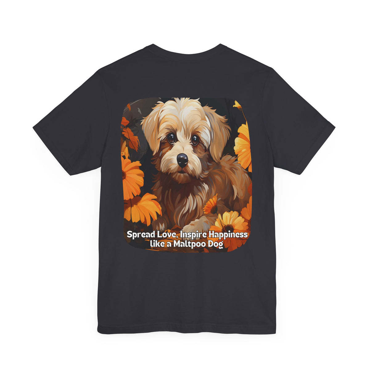 Sunflower Maltipoo Dog T-Shirt – Spread Love & Inspire Happiness | Unisex Tee