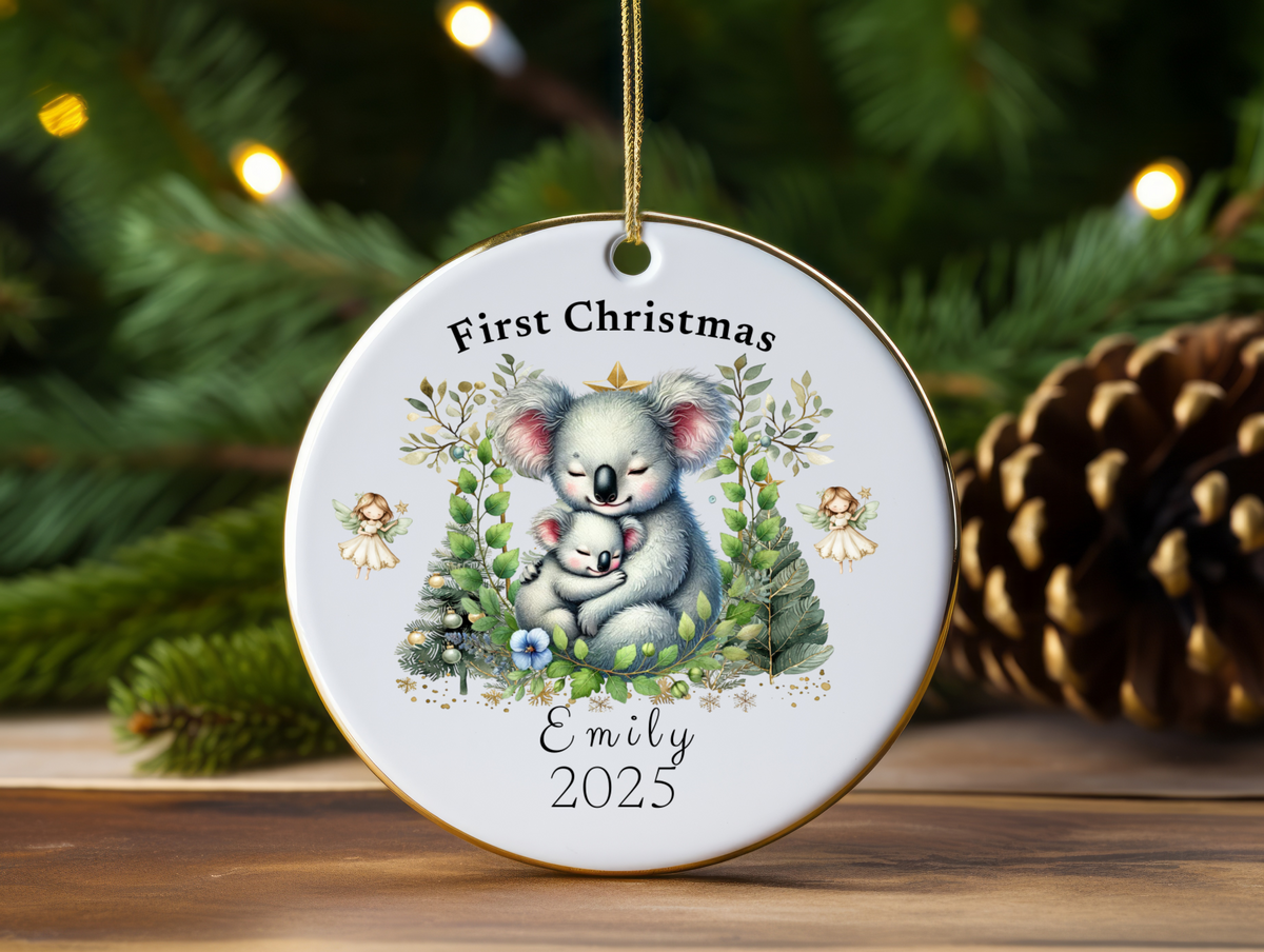 Personalized Name Ornament 2025 | First Christmas Family Keepsake | Custom Holiday Name Decoration | Unique Christmas Gift