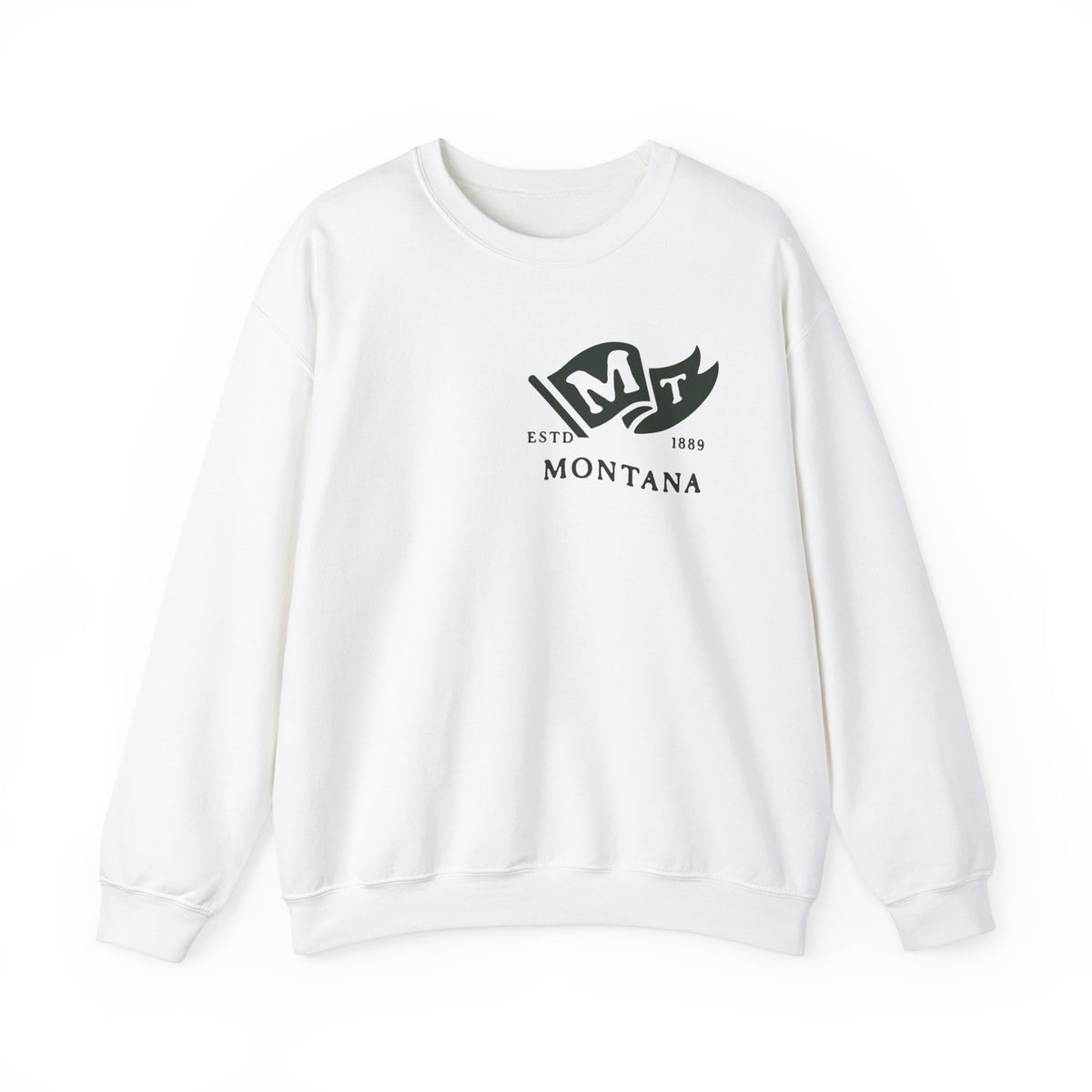 Montana State Born and Raised Sweatshirt - Big Sky Country Pride Design