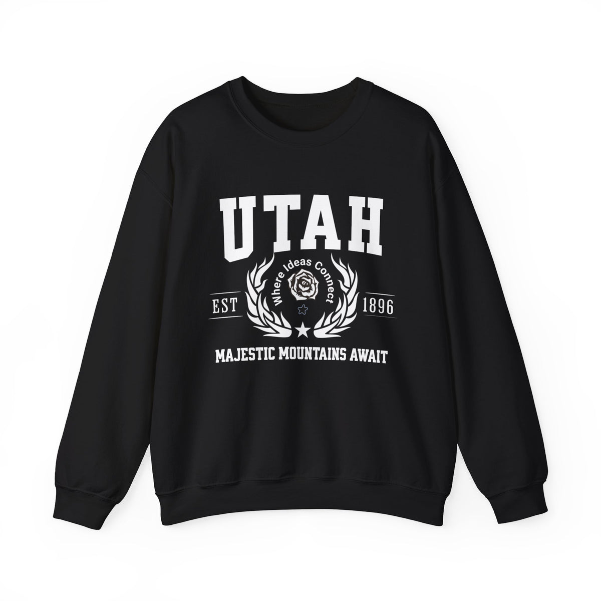 Utah State Legacy Sweatshirt – Majestic Mountains Await | Unisex Desert & Peaks Crewneck