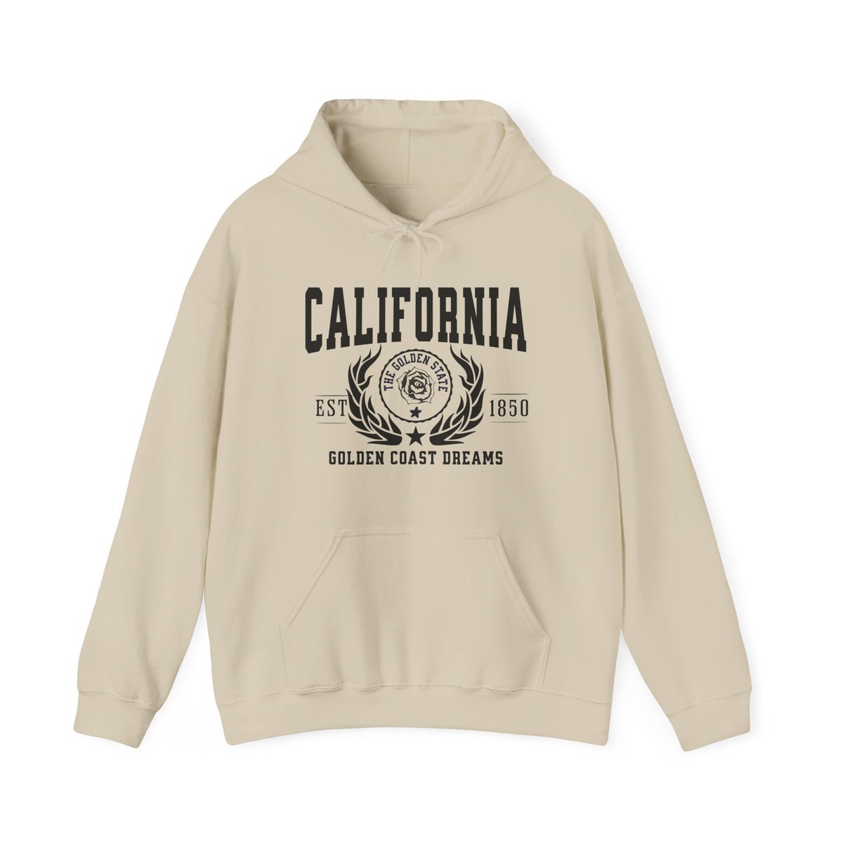 California State Legacy Hoodie – "Golden Coast Dreams" Unisex Sweatshirt