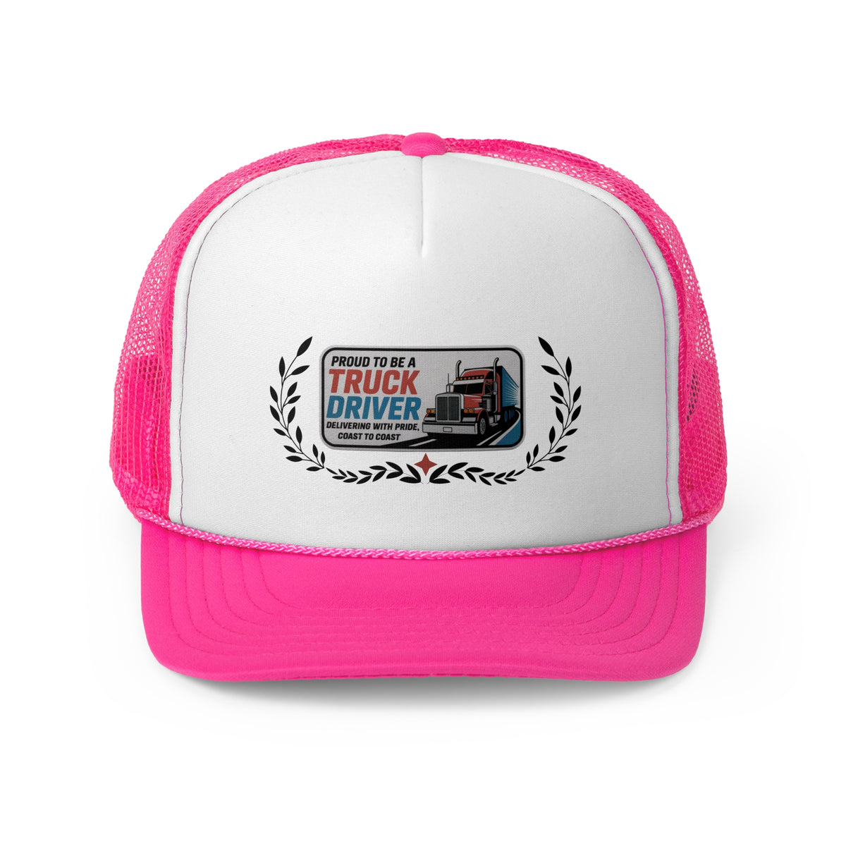Truck Driver Trucker Hat – Proud to Be a Truck Driver | Delivering with Pride, Coast to Coast | CDL Driver Gift Cap