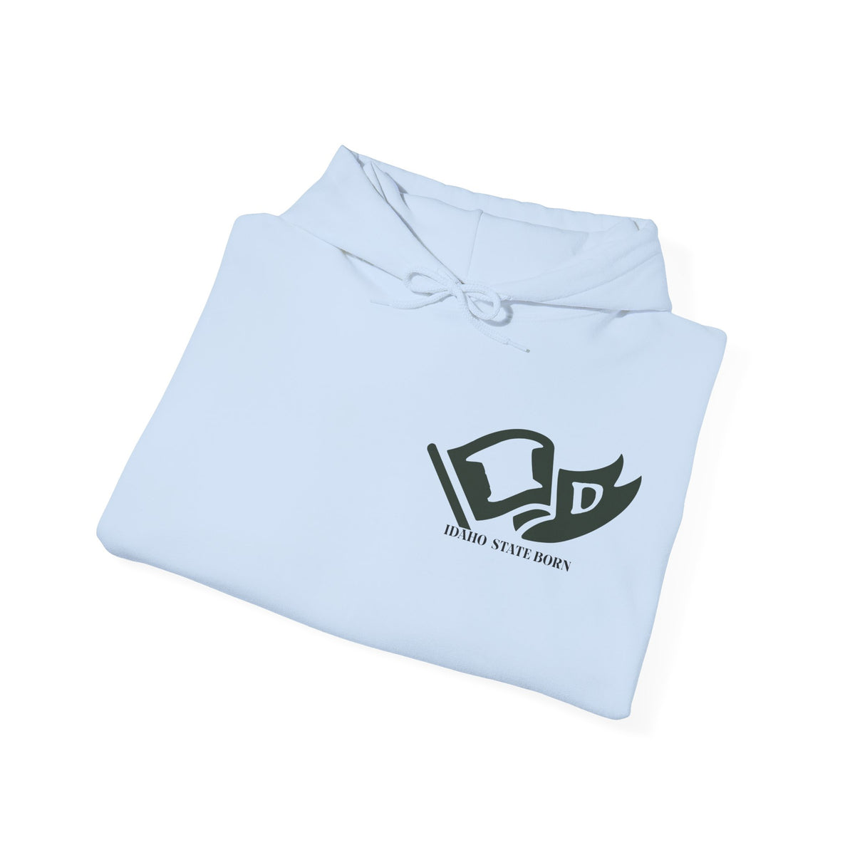 Idaho State Born and Raised Unisex Hoodie - Gem State Pride Design