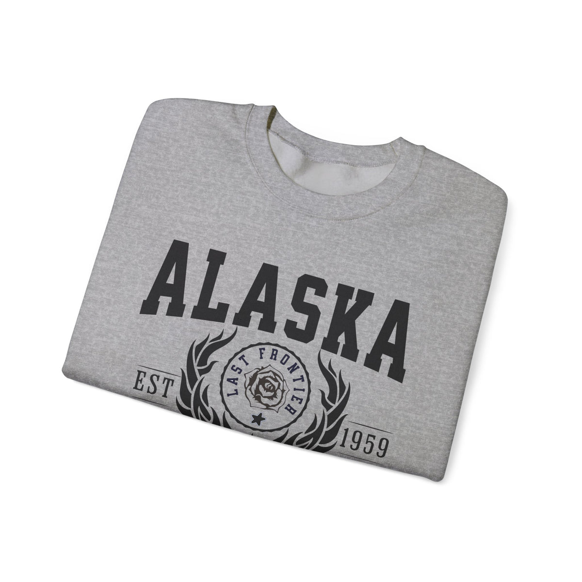 Alaska State Legacy Unisex Sweatshirt – Untamed Natural Beauty | Wild Frontier Crewneck