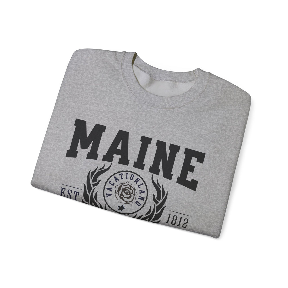 Maine State Legacy Sweatshirt – Lighthouses, Lobster, Legacy | Unisex Coastal New England Crewneck