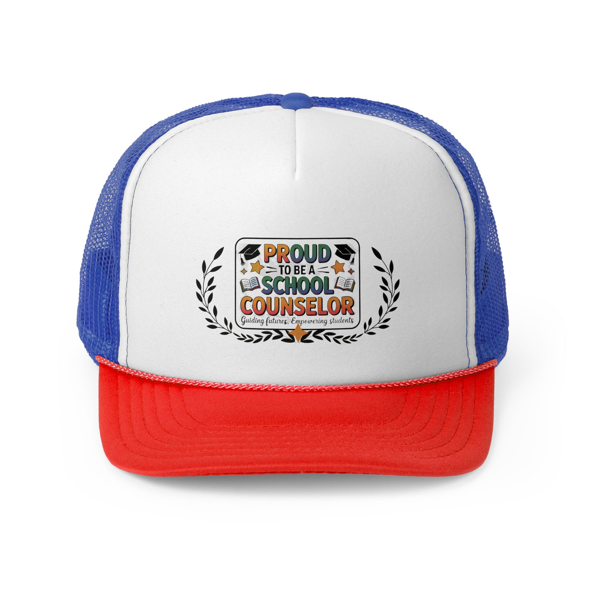 School Counselor Trucker Hat – Proud to Be a School Counselor | Guiding Futures, Empowering Students | Education Support Staff Gift
