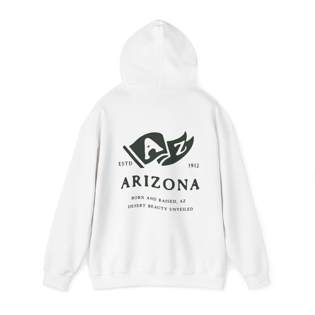 Arizona State Born and Raised Unisex Hoodie - Grand Canyon State Pride Design