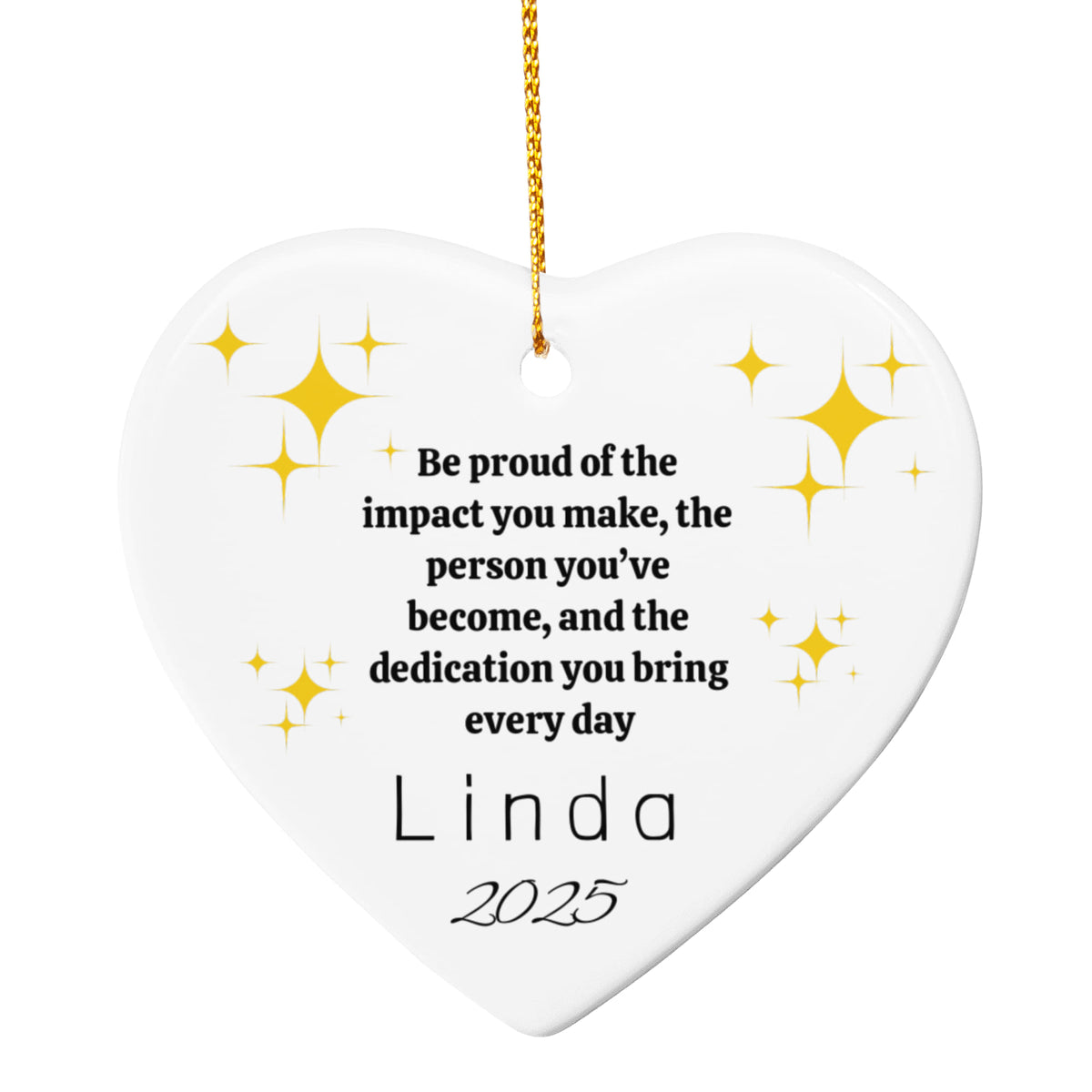 Personalized Coworker Gift Heart Ornament | “Best Team Ever” Appreciation Keepsake | Work Bestie & Friend Gift