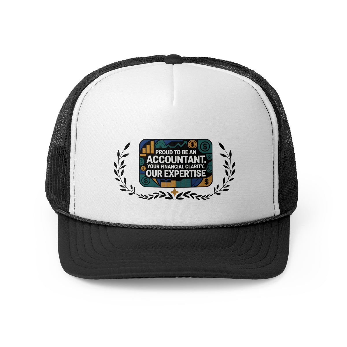 Accountant Trucker Hat – Proud to Be an Accountant | Your Financial Clarity, Our Expertise | CPA & Finance Professional Gift Cap