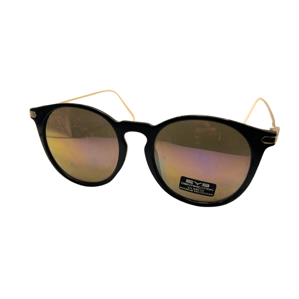 SLEEK BLACK FRAMED SHADES: 8EYED-13057 WAYFARER