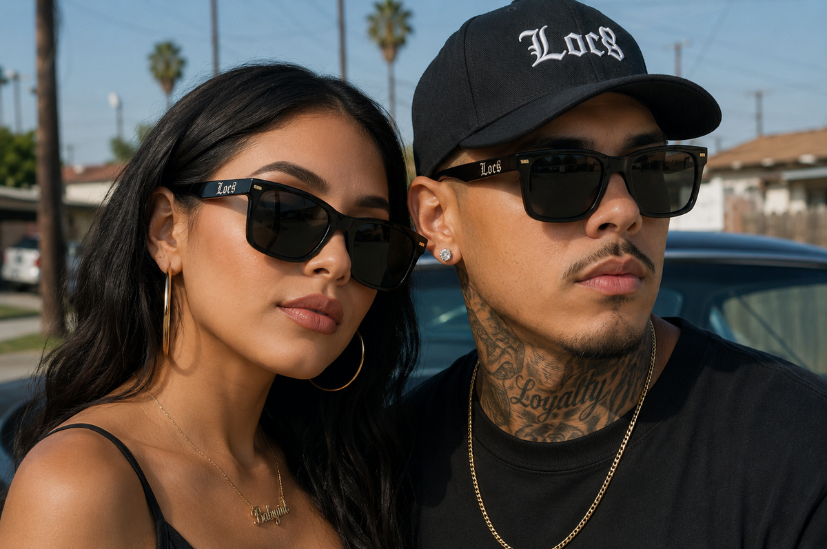 Locs 8LOC91206-BK Classic Square Sunglasses – Timeless Urban Edge with UV Protection