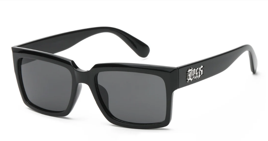 Locs 8LOC91252-BK Matte Black Sportswrap Sunglasses | Bold Streetwear Shades for Men & Women | New Edge Gifts & Novelties