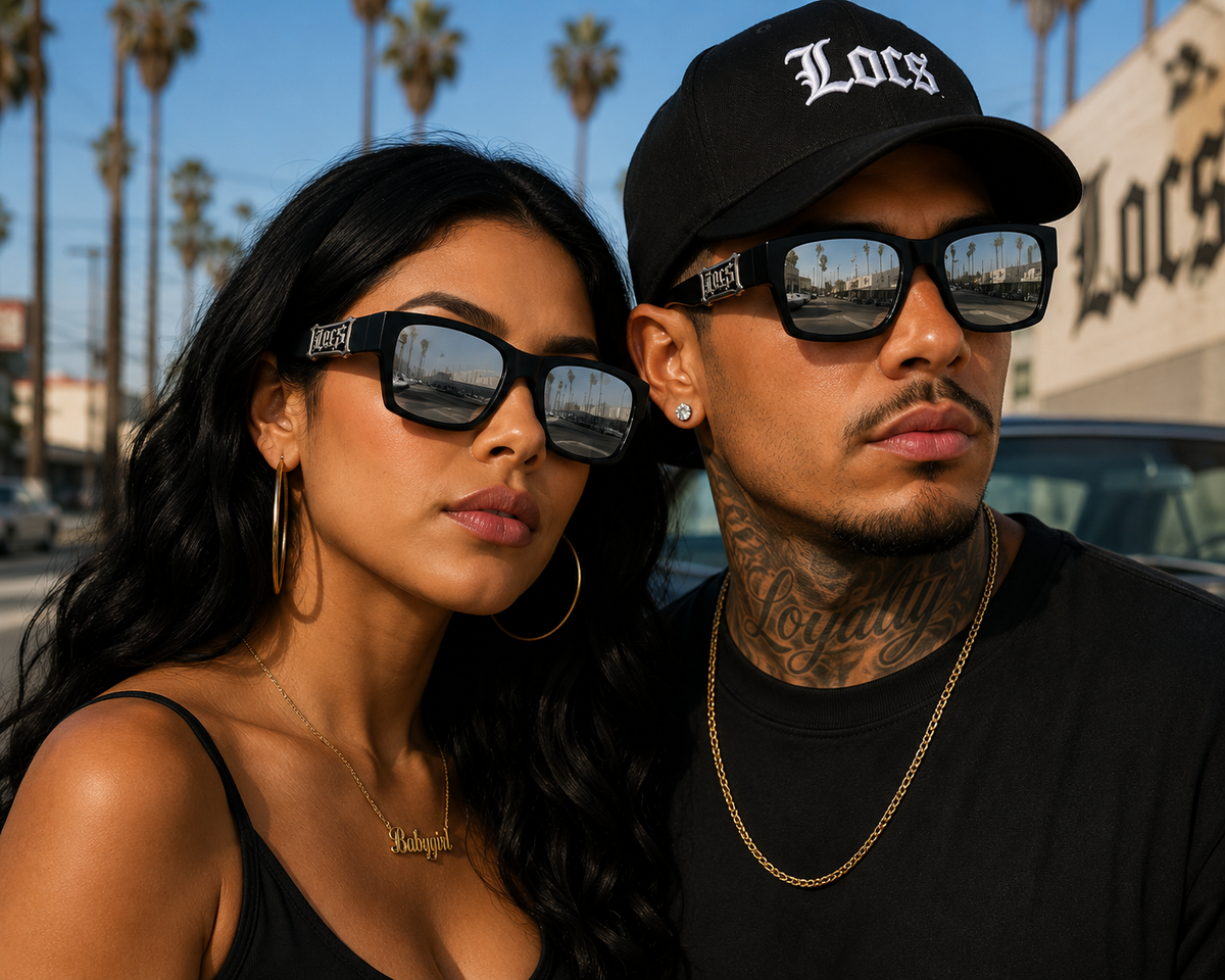 Locs Square Frame Sunglasses with Assorted Lens Colors – Urban Streetwear Shades UV Protection