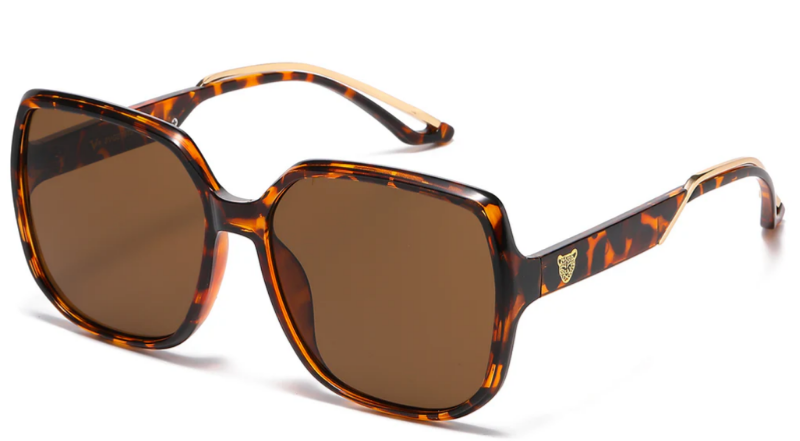 VG 8VG29670 Designer Square Sunglasses | Bold Polycarbonate Frame with Gradient Lens Options | New Edge Gifts & Novelties