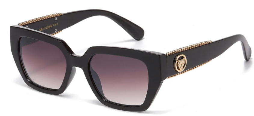 VG 8VG29683 Designer Square Sunglasses | Bold Gradient & Classic Lens Options | New Edge Gifts & Novelties