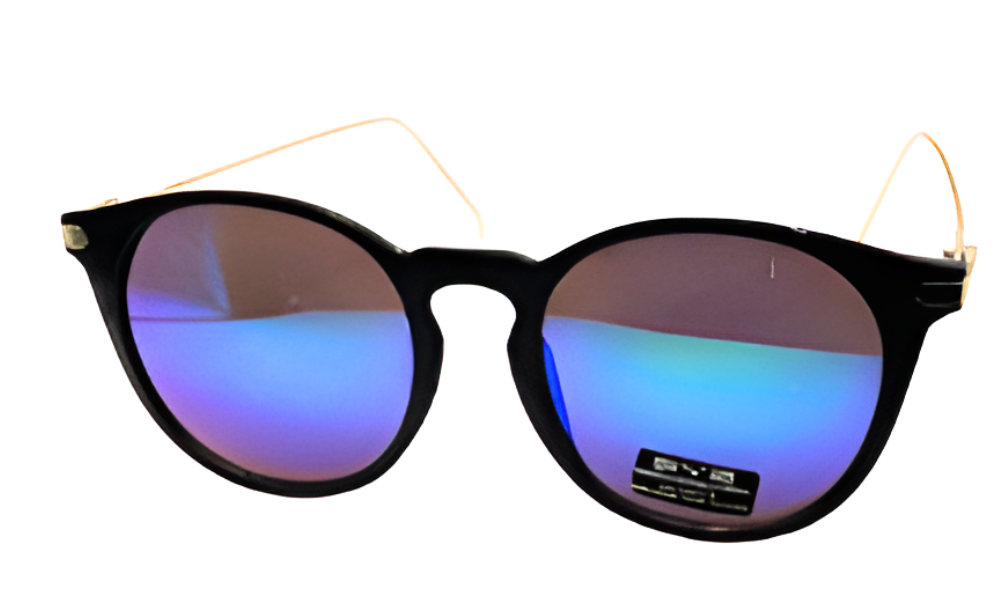 SLEEK BLACK FRAMED SHADES: 8EYED-13057 WAYFARER